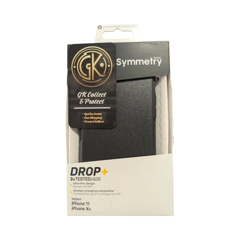 i5-N OtterBox Drop+ Apple iPhone 11/XR Symmetry Series Case - Black